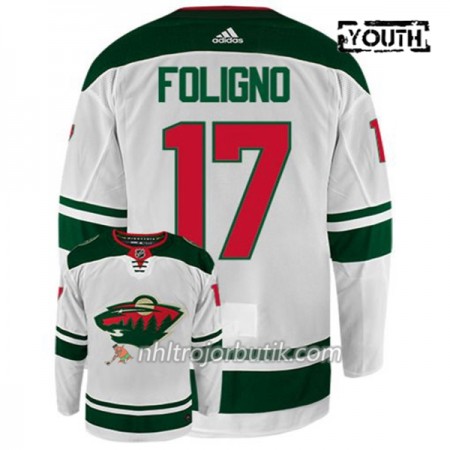 Barn Ishockey Minnesota Wild Tröja MARCUS FOLIGNO 17 Adidas Vit Authentic Barn Ishockey Minnesota Wild Tröja MARCUS FOLIGNO 17 Adidas Vit Authentic